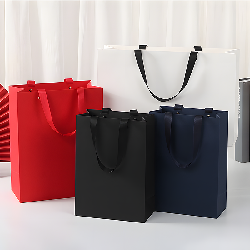 Factory Price Custom Paper Bag With Handle Luxury Bags For Wedding/jewelry/cosmetic