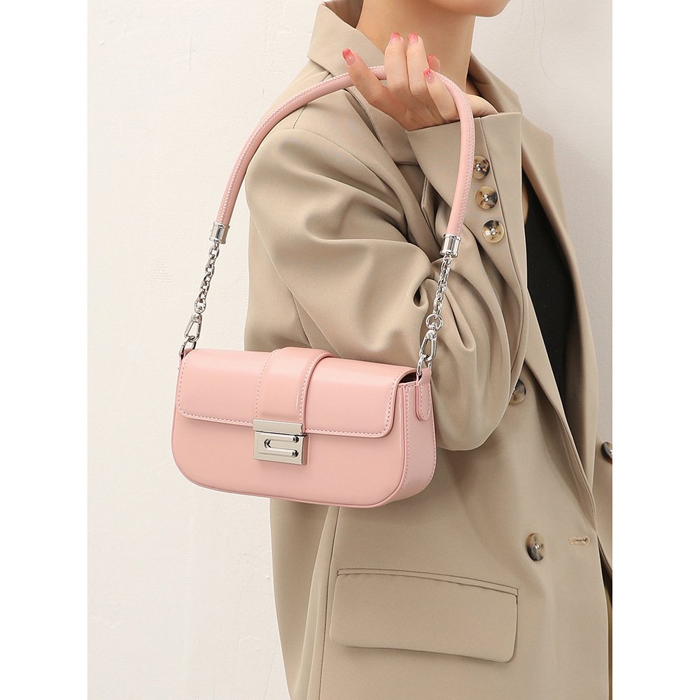 Custom Leather Women Shoulder bag Handbag Adjustable Handles Leather Shoulder Crossbody bag