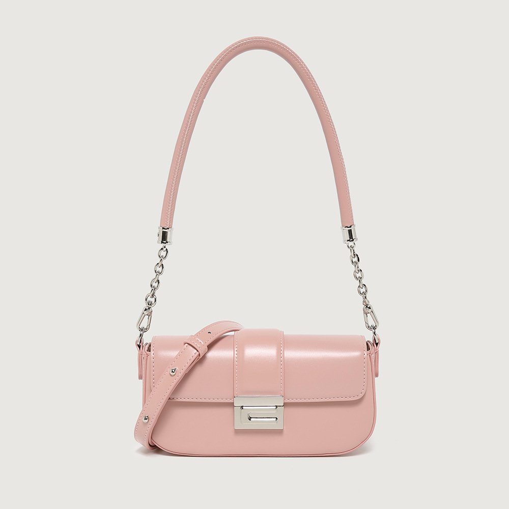 Custom Leather Women Shoulder bag Handbag Adjustable Handles Leather Shoulder Crossbody bag