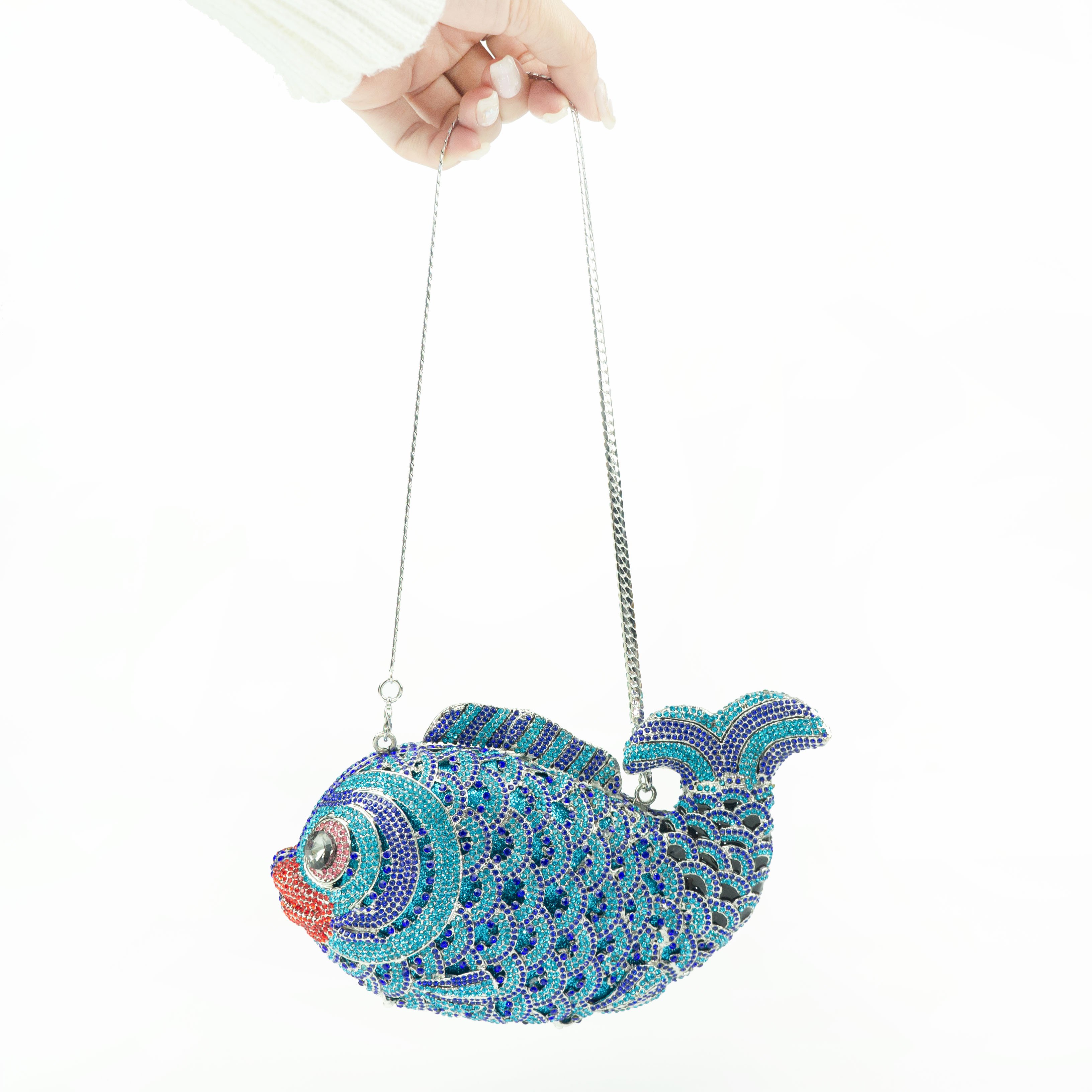 Luxury Handbag Small Evening Bag Skull butterfly fish football bowknot Rhinestone Diamond Purse Bling Purse Crystal Clutches