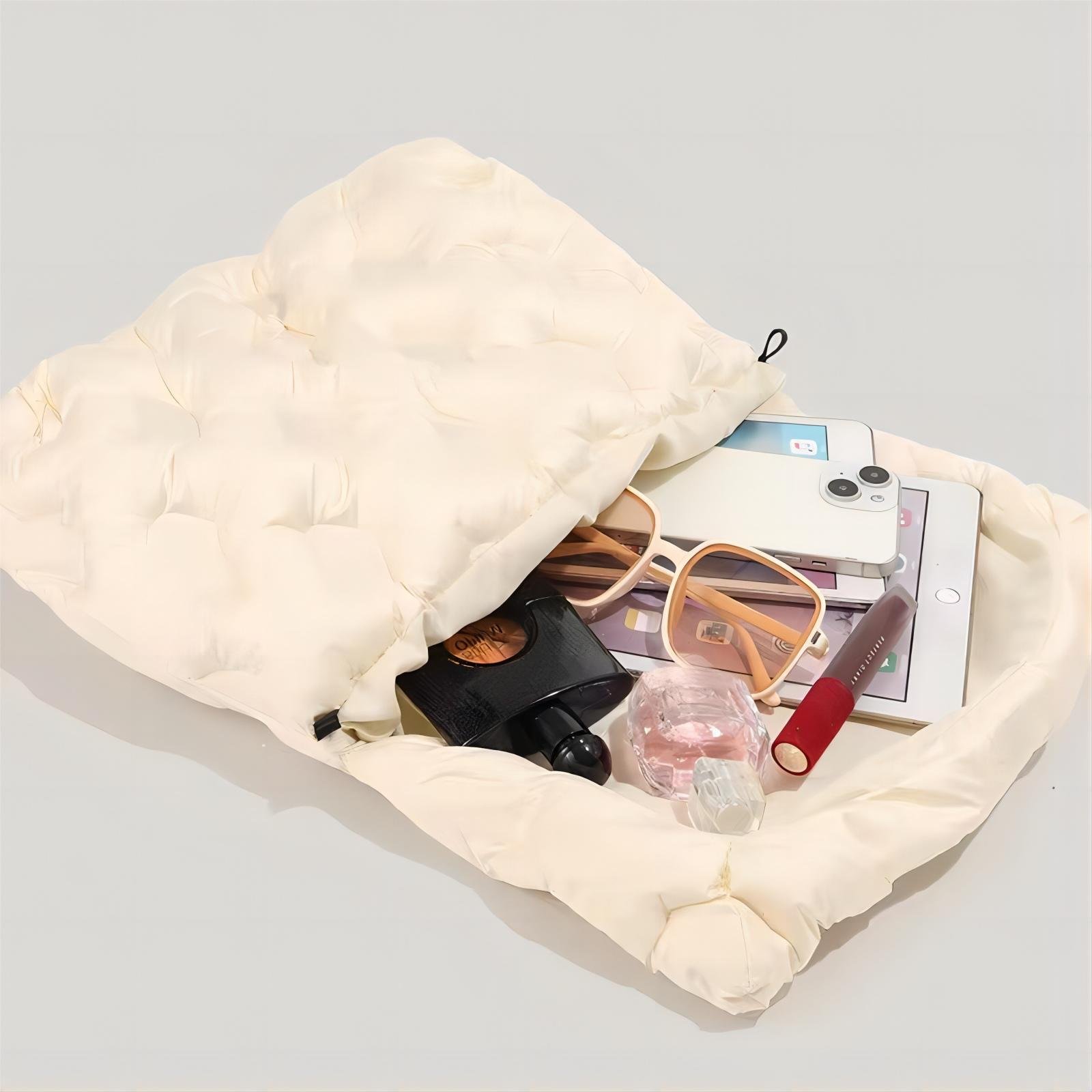 Fashion Women Large Quilted Puffer Tote Bag Soft Padded Down Winter Handbag Space Totes Puffer Shoulder Bag Pillow Shopper Bag