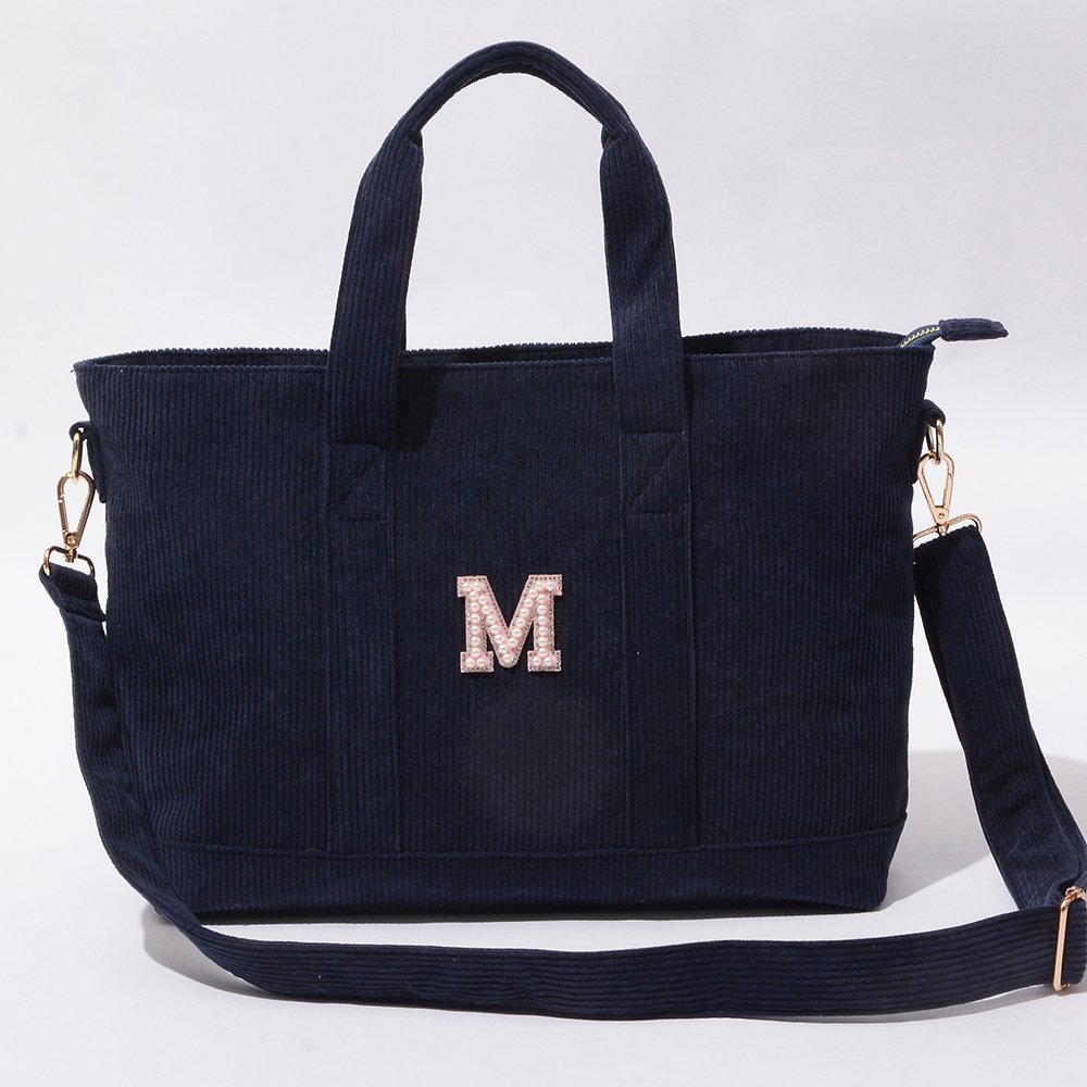 Ladies Zipper New Handbags 2023 Trending Tote Bags Corduroy Tote Laptop Zipper Hand Bag Shopping Travel Women'S Work Tote Bags