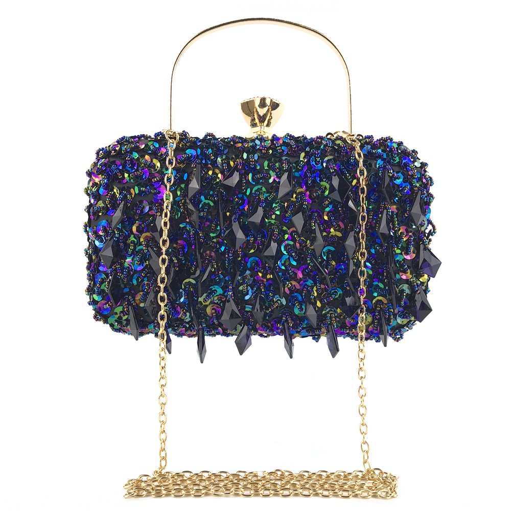 Wholesale New Fashion Women Shiny Glitter Party Evening Bag Wedding Crystal Nightclub Clutch Purses For Ladies Luxury