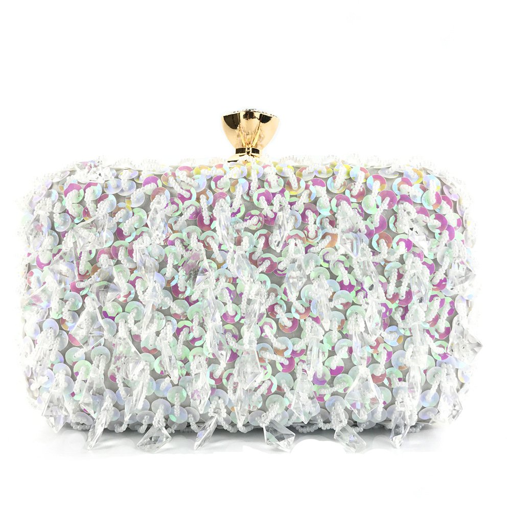 Wholesale New Fashion Women Shiny Glitter Party Evening Bag Wedding Crystal Nightclub Clutch Purses For Ladies Luxury