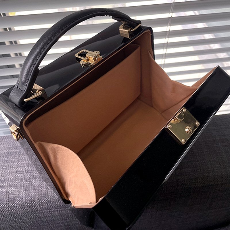 2023 Fashion acrylic high quality hand tote bag shoulder purse and handbags printing evening bags for women