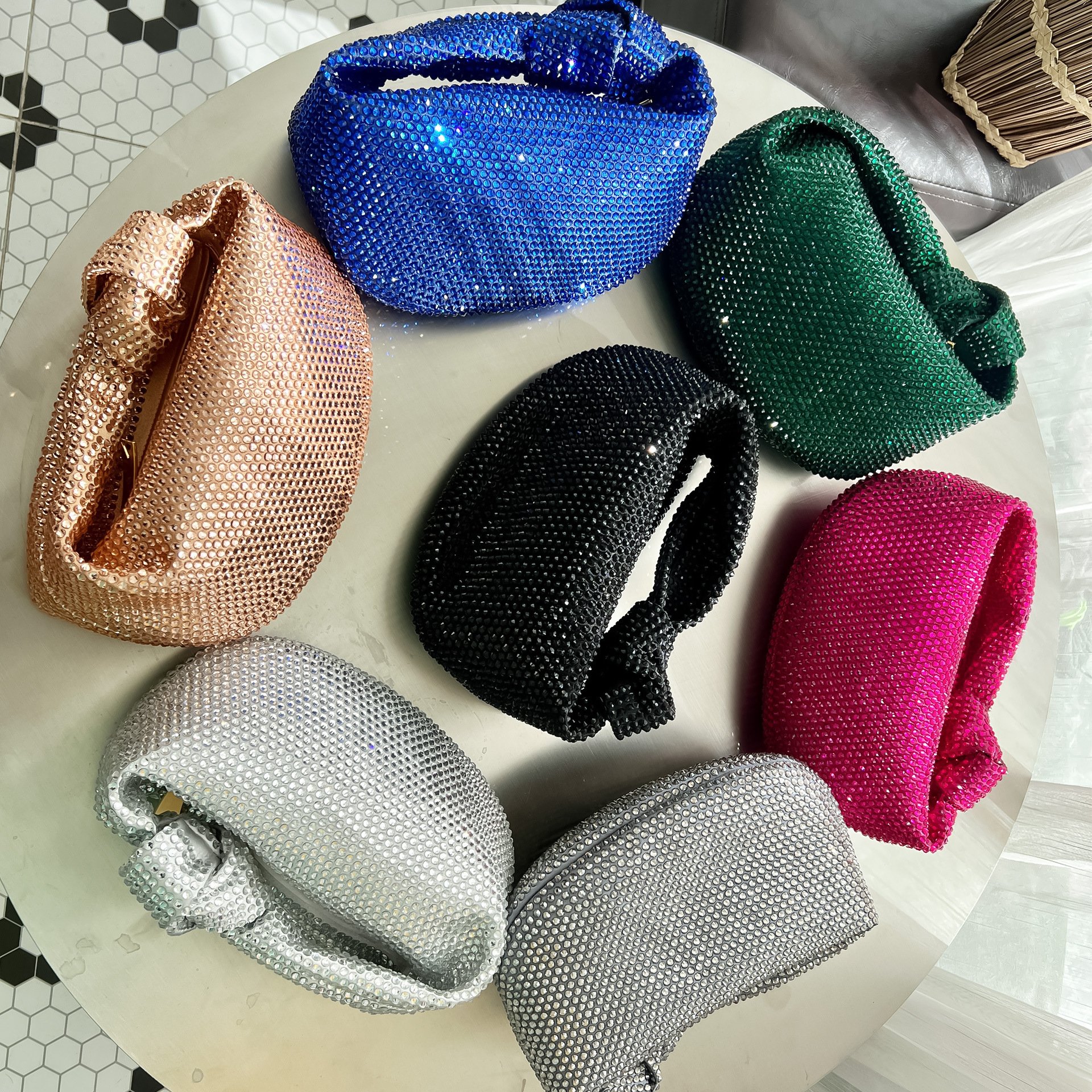 Luxury Bags For Women 2023 Shiny Rhinestone Evening Bag Clutches Women Purse Bling bag Evening Party Diamonds Handbag Crossbody