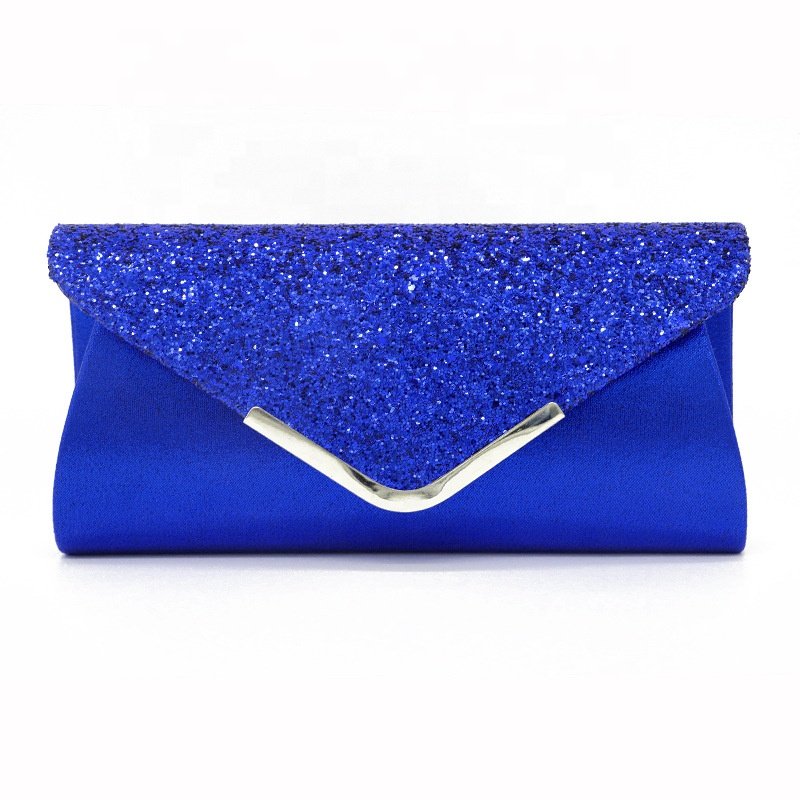 New Design PU Envelope Sequins Women Dinner Hand Bags Luxury Women Party Chain Evening Bags Clutch Bag