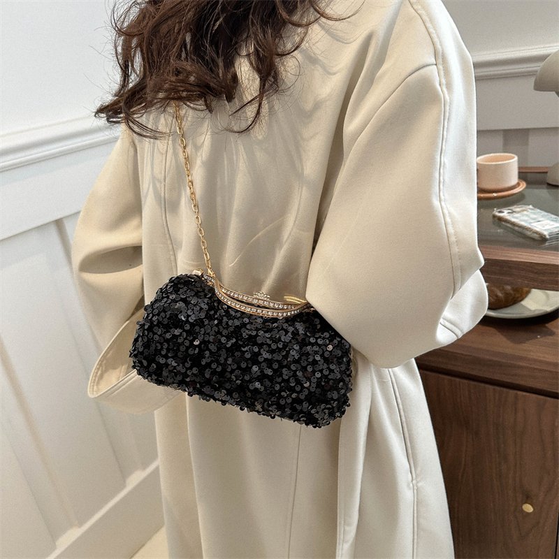 Fashion Evening Clutch Bag Ladies Glittering Acrylic Handbag Sequin Purse Handbags Clutch Bag Evening Bags