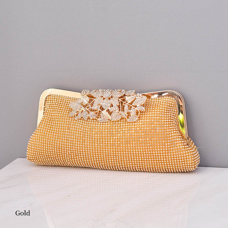 Wholesale evening bag Fashion Women's Handmade Diamond Banquet Versatile Handbag Portable Cross-Border bag