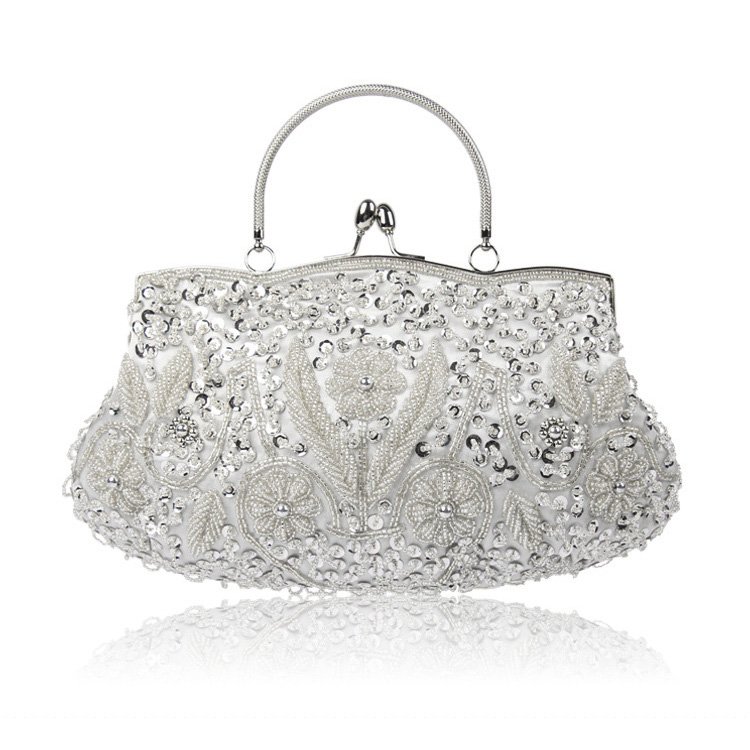 Evening Bags Handbag Diamond Clutch Pearls Handbags Wedding Party Shoulder Bag Women Fashion Single Diamond