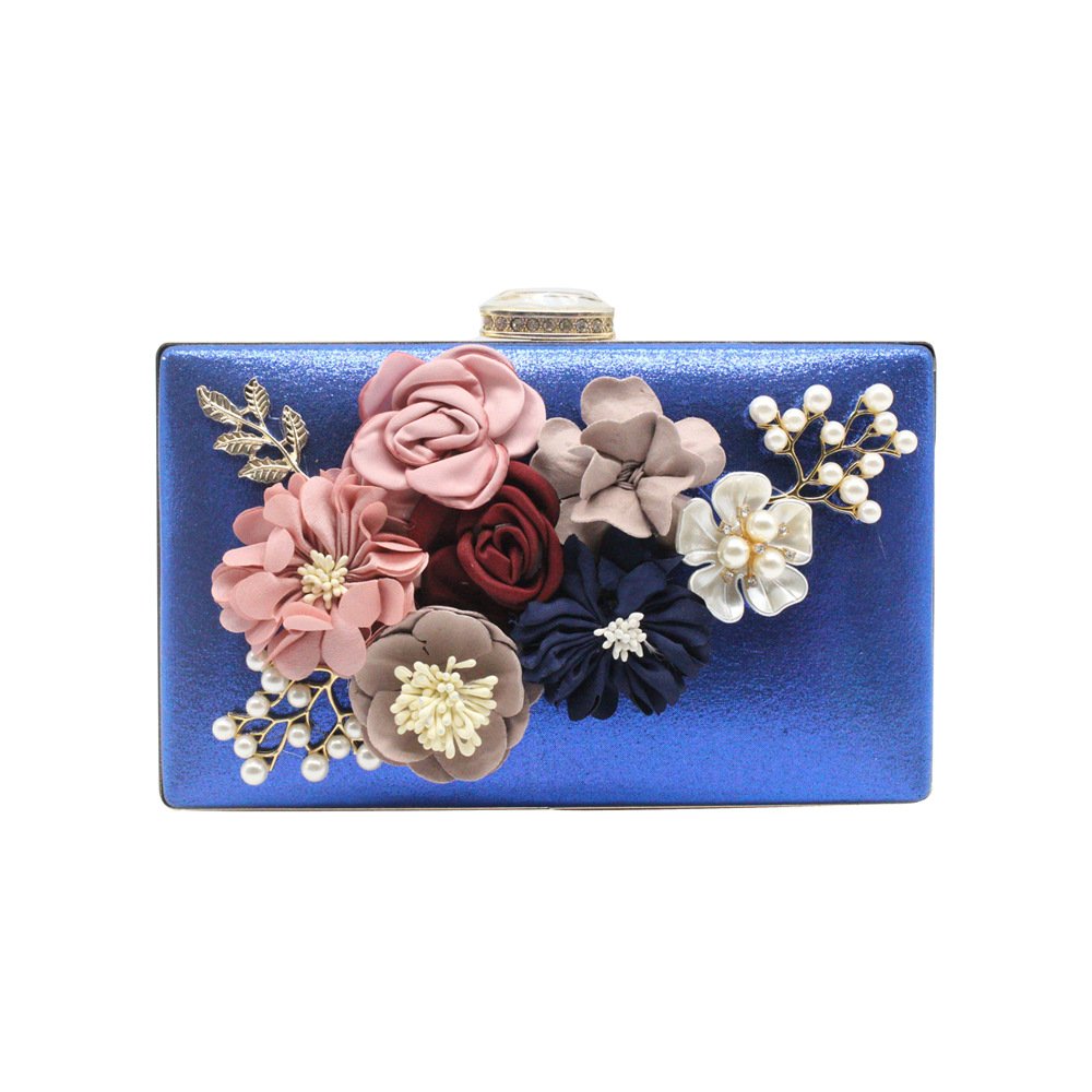 Hot sale Wholesale Custom China Makeup Cosmetic vintage clutch bag evening women flower clutch bag