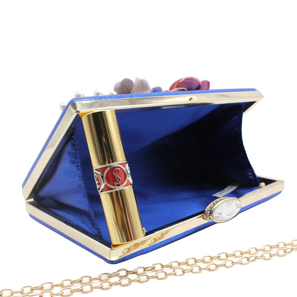 Hot sale Wholesale Custom China Makeup Cosmetic vintage clutch bag evening women flower clutch bag