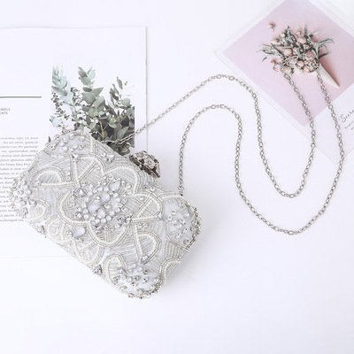 Fashionable diamond-encrusted banquet bag Evening dress clutch evening bag for lady party trendy bags for girls