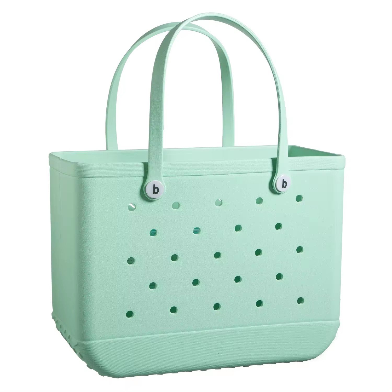 2024 OEM printing Silicone Beach Bags Fashion Eva Silicone Bogg Bag EVA camping simply beach bag with Customized logo