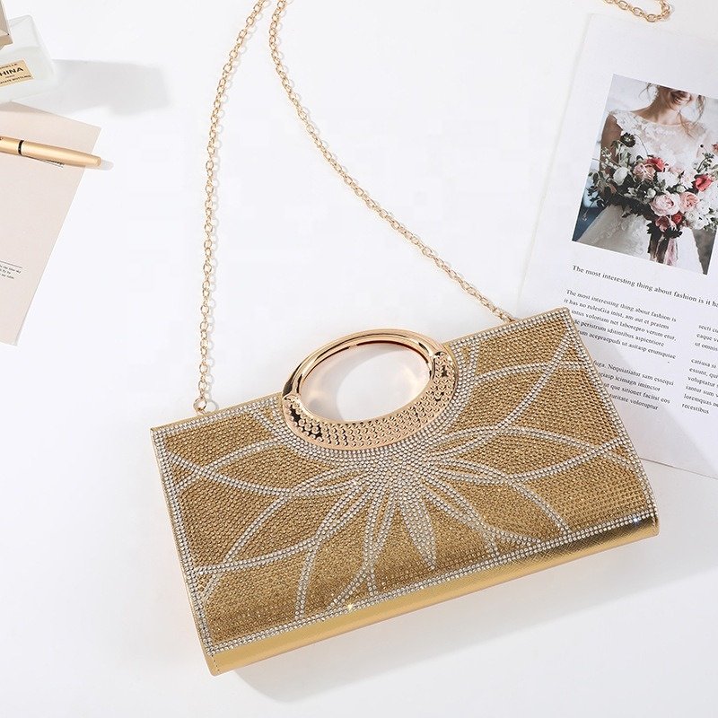 RB398 Evening Bag For Party Fashion Bling Clutch Bag Luxury Rhinestone Diamond Evening Clutch Purse For Women Ladies