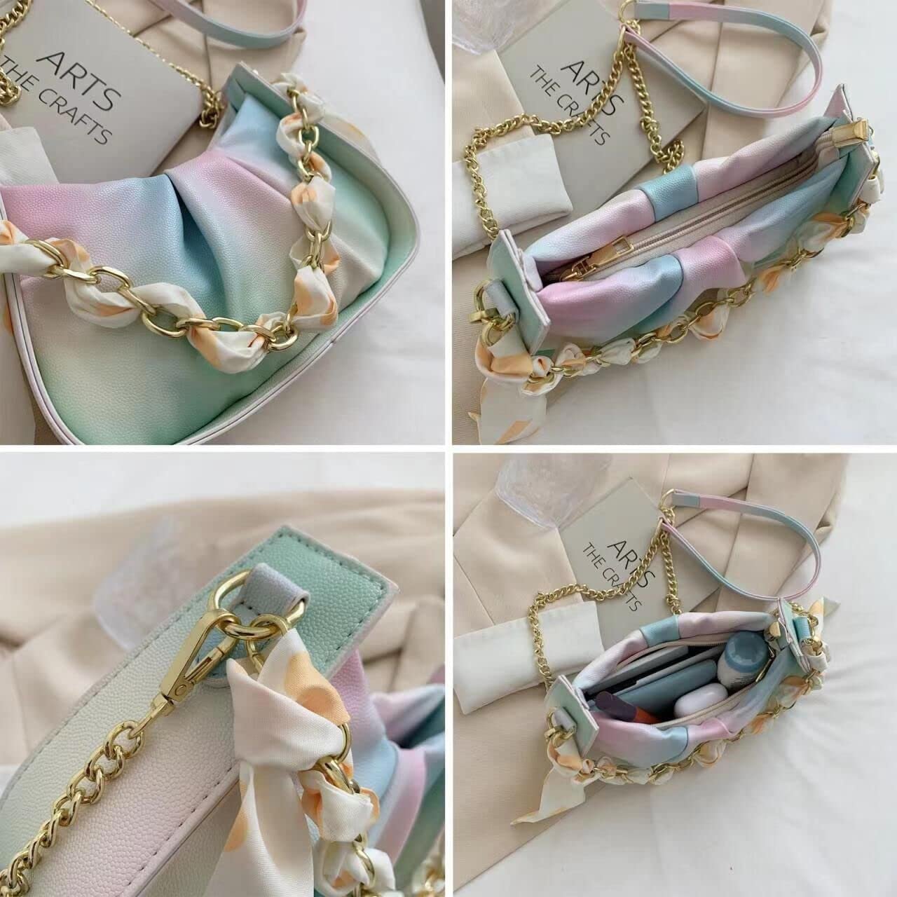 Custom Women's Shoulder Bag Fashion Purses and Handbag Multipurpose Crossbody Flapper Dumpling Pouch Clutch And Evening Bag