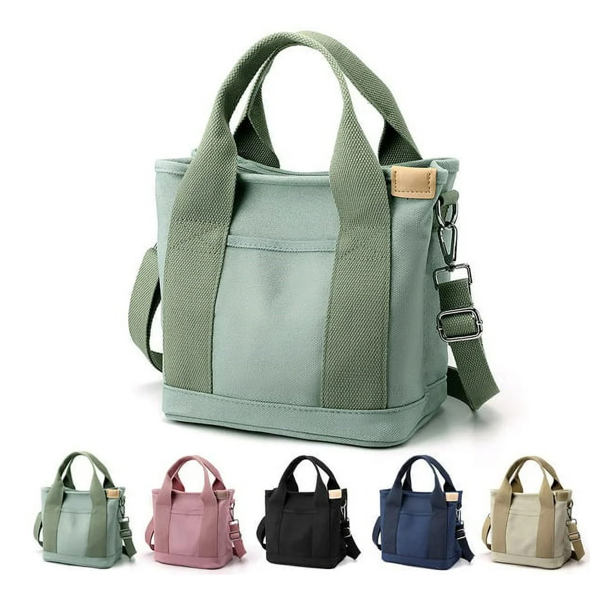 The Large Tote Jean bag with shoulder strap Canvas Tote Bag for Women, Ladies Canvas Cloth Tote Bag with Pockets