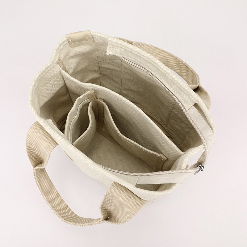 The Large Tote Jean bag with shoulder strap Canvas Tote Bag for Women, Ladies Canvas Cloth Tote Bag with Pockets