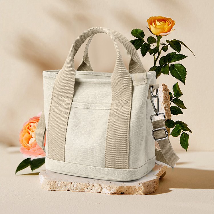The Large Tote Jean bag with shoulder strap Canvas Tote Bag for Women, Ladies Canvas Cloth Tote Bag with Pockets