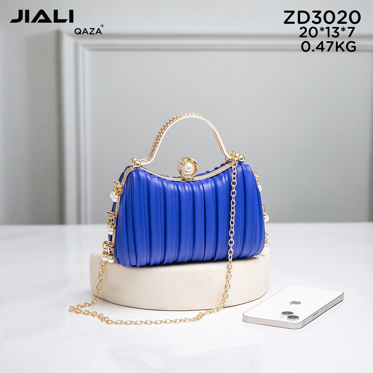 Factory direct wholesale cheapest luxury rhinestone evening handbags for women 2024 new trendy design ladies party pearl Tote
