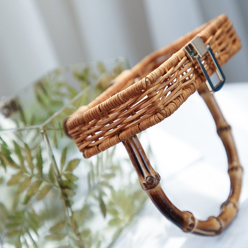 2022 Luxury Women Wedding Hand Bag Bridal Handbag Transparent Clutch Party Acrylic Evening Bags Clear Purse