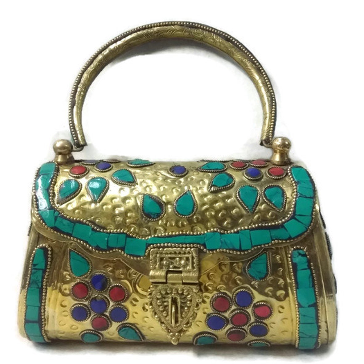 Mosaic ladies clutch Metal mosaic bag for women evening bags with high quality stylish and good looking