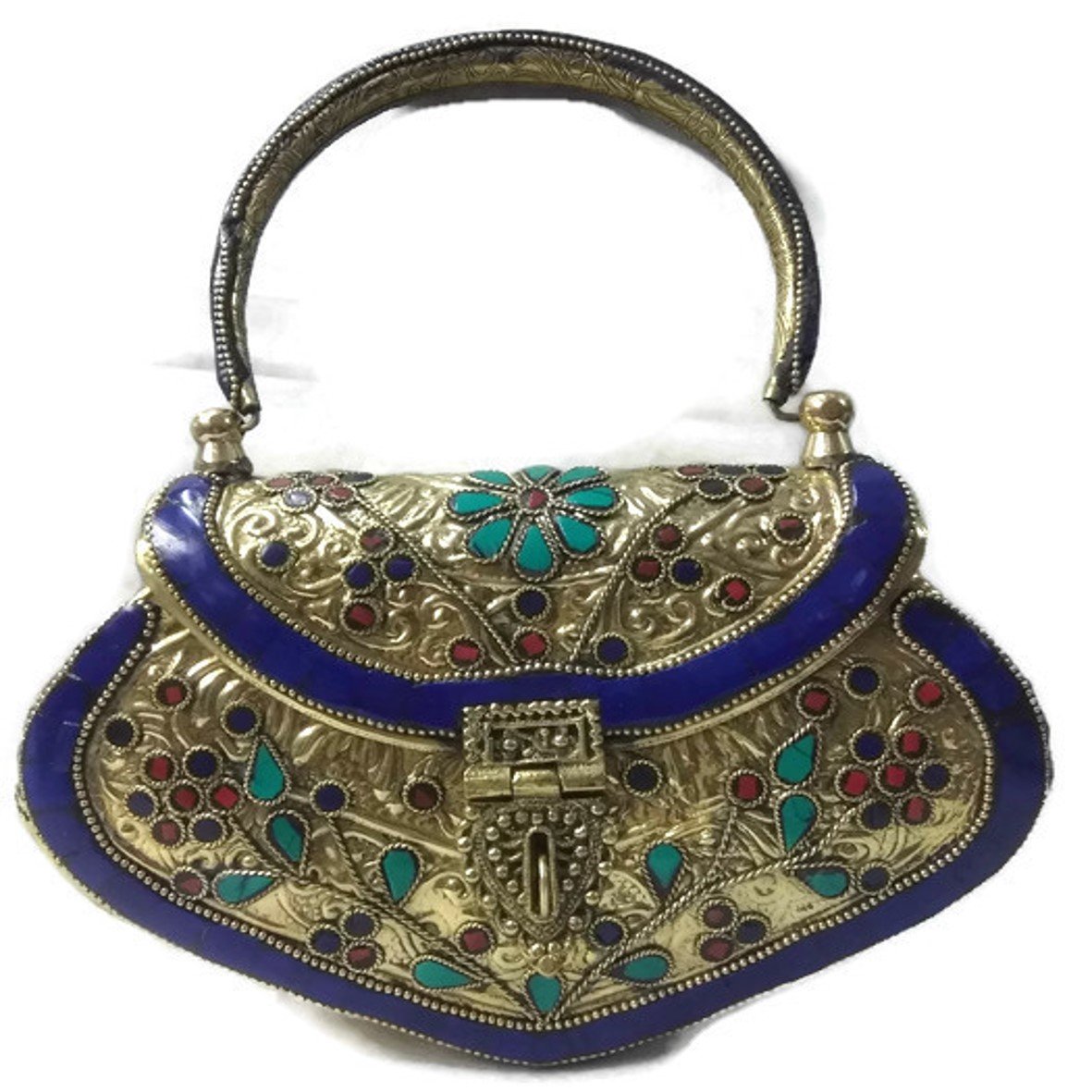 Mosaic ladies clutch Metal mosaic bag for women evening bags with high quality stylish and good looking