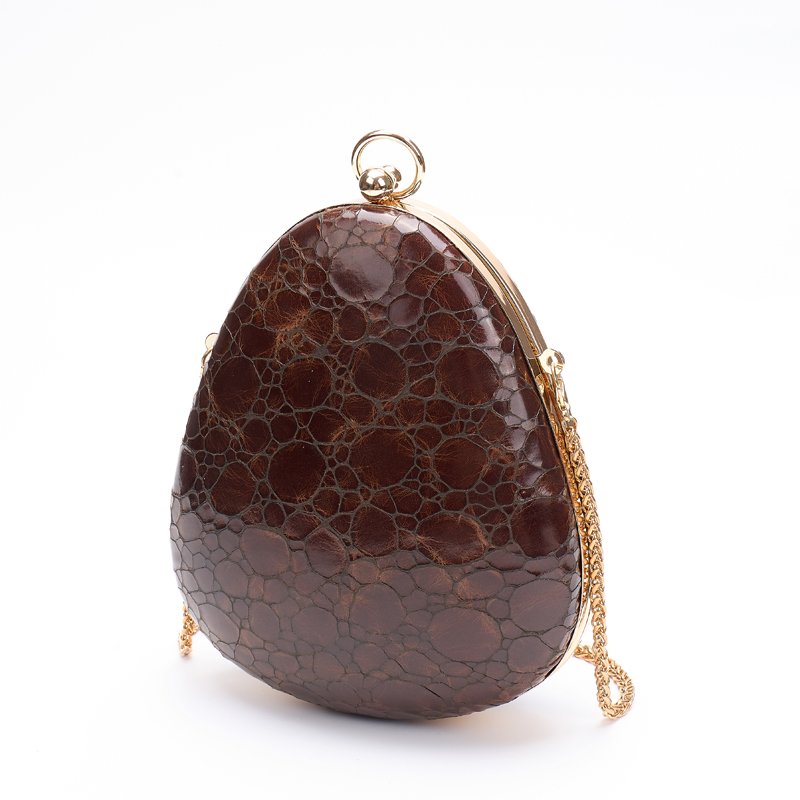 Cage bag leather lipstick clutch mini women evening bag for evening party
