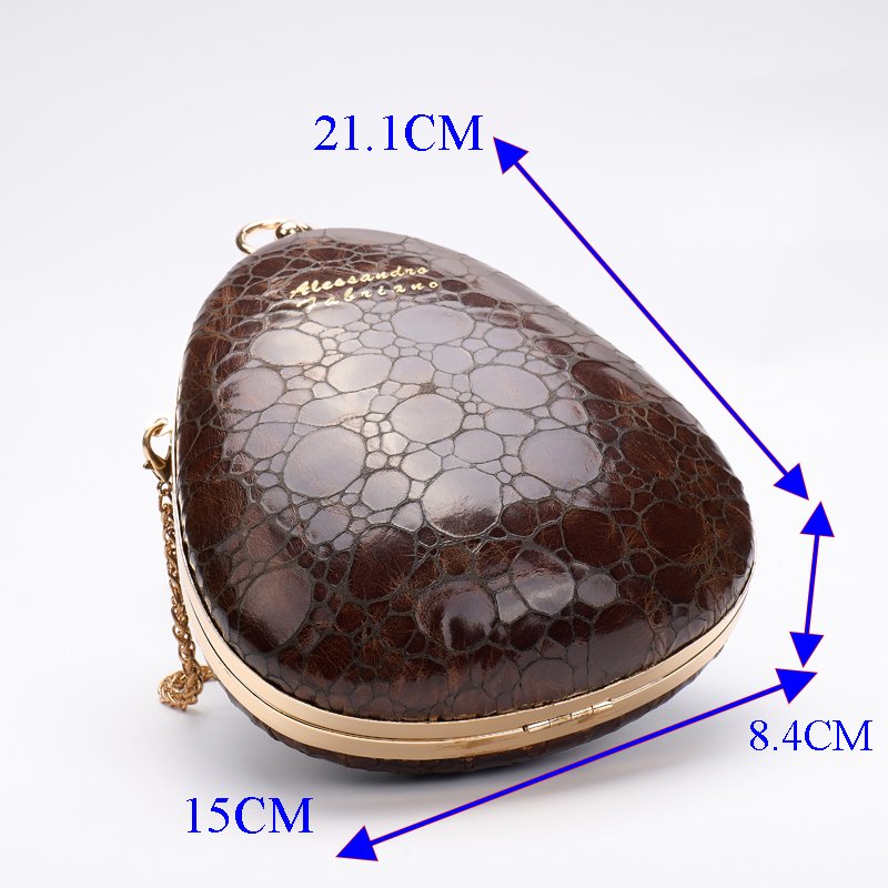 Cage bag leather lipstick clutch mini women evening bag for evening party
