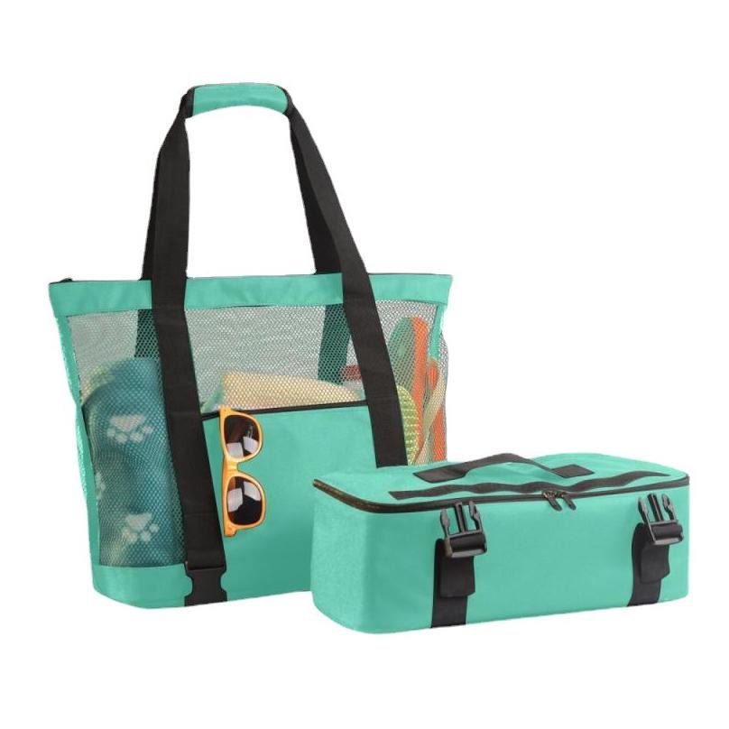 Qetesh Reusable Shopping Bag Pp Woven Bag Custom Printed Logo Mesh Hand And High Quality Trash For Clothing Spend The Night Bags