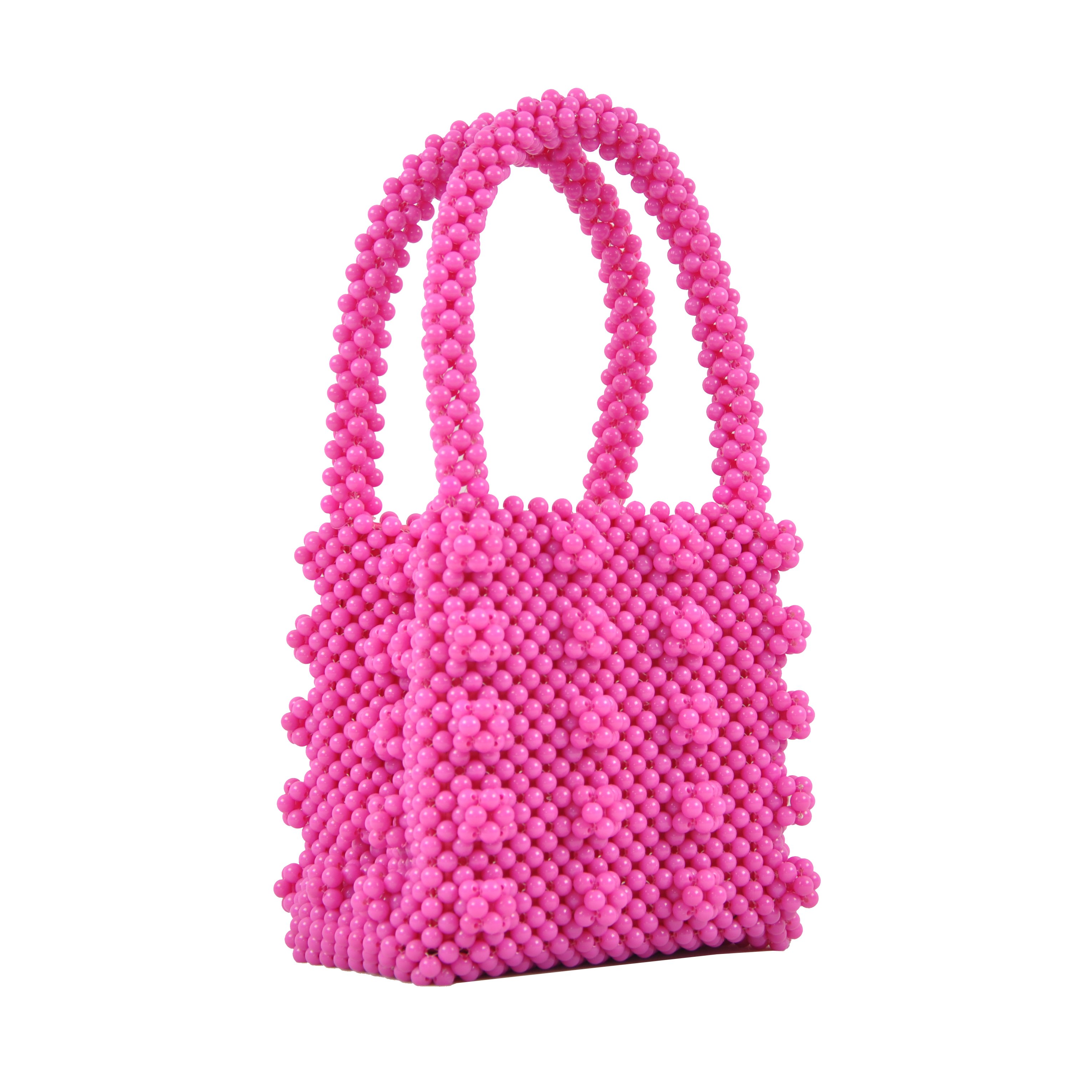 Wholesale Handmade Pearl Clutch Tote Beaded Evening Bag