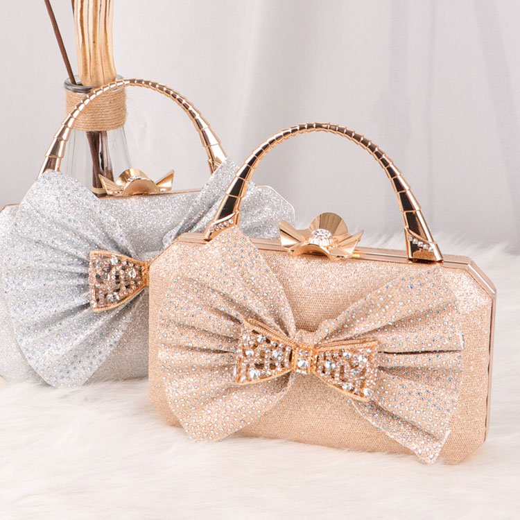 Ladies Evening Bag New Sequined Shoulder Messenger Handbag Banquet Dress Diamond Dinner Bag