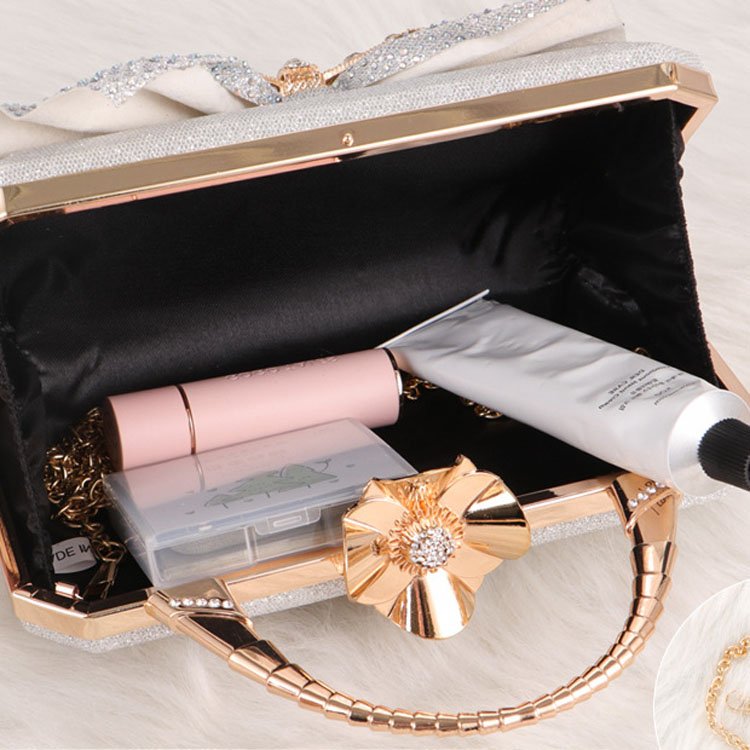 Ladies Evening Bag New Sequined Shoulder Messenger Handbag Banquet Dress Diamond Dinner Bag