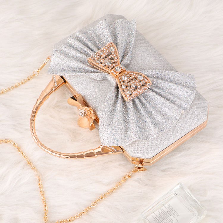 Ladies Evening Bag New Sequined Shoulder Messenger Handbag Banquet Dress Diamond Dinner Bag