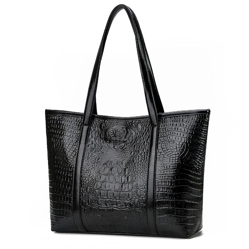 New women's fashion European and American shoulder bag women's handbag simple big bag