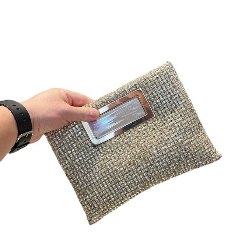 2023 new designs outfit idea evening bags women clutch bags with glitter diamonds purse