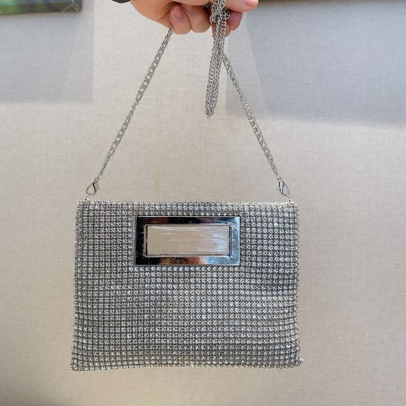 2023 new designs outfit idea evening bags women clutch bags with glitter diamonds purse