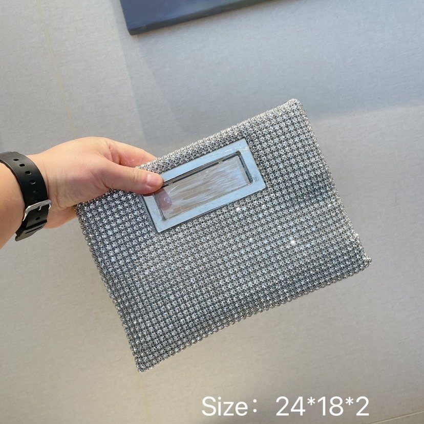 2023 new designs outfit idea evening bags women clutch bags with glitter diamonds purse