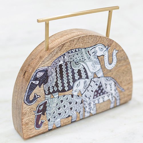 Evening Clutch Bag Ladies Clutch Handbag Latest Wooden Clutch Bag From Tradnary