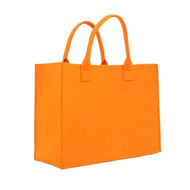 Leisure Shopping Felt Bag All the Things Weekender Bag Heavy Duty Grocery Tote Bag with Handles