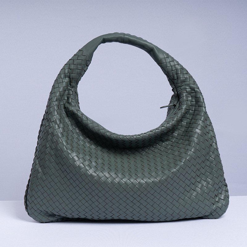 Luxury Top Quality Fashion Designer leather shoulder Bag Women's sheepskin Underarm Bag Women's Luxury ethos woven bag