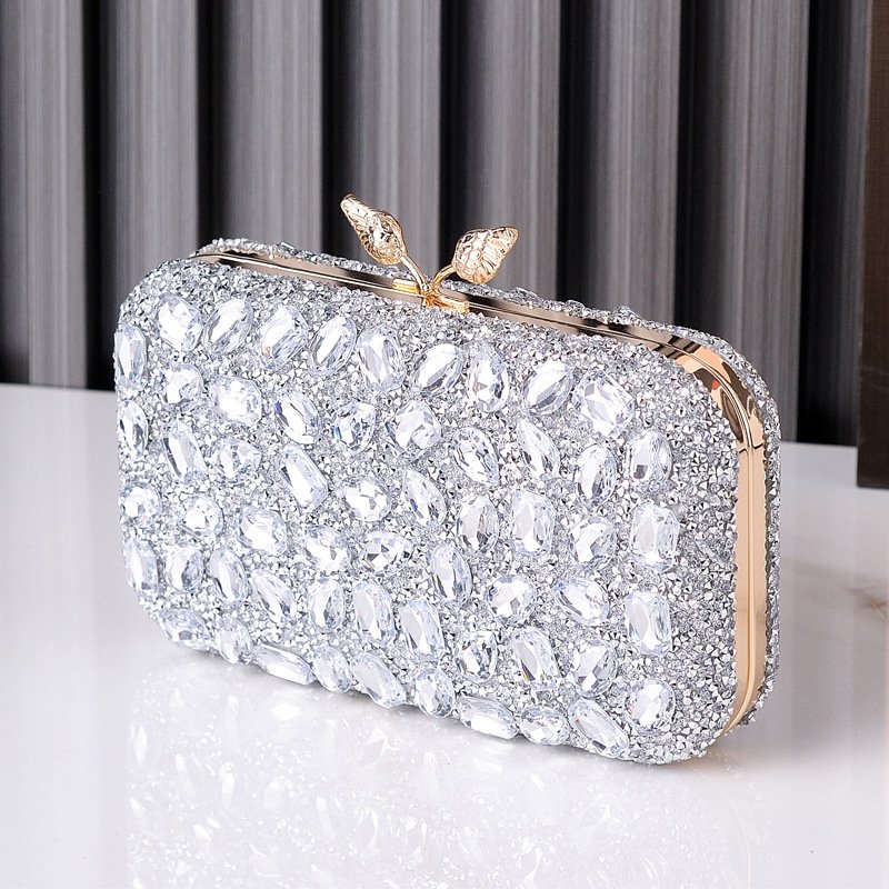 Direct Selling Diamond Print Purse Exquisite Wedding Pouch Clutch Bag Women Dress Evening Bags