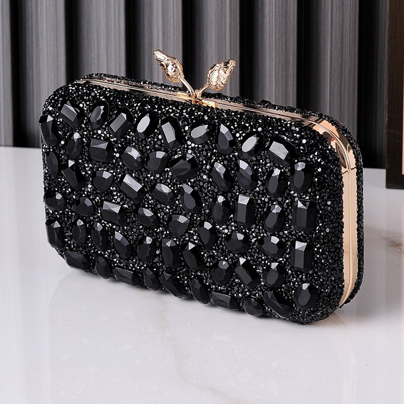 Direct Selling Diamond Print Purse Exquisite Wedding Pouch Clutch Bag Women Dress Evening Bags