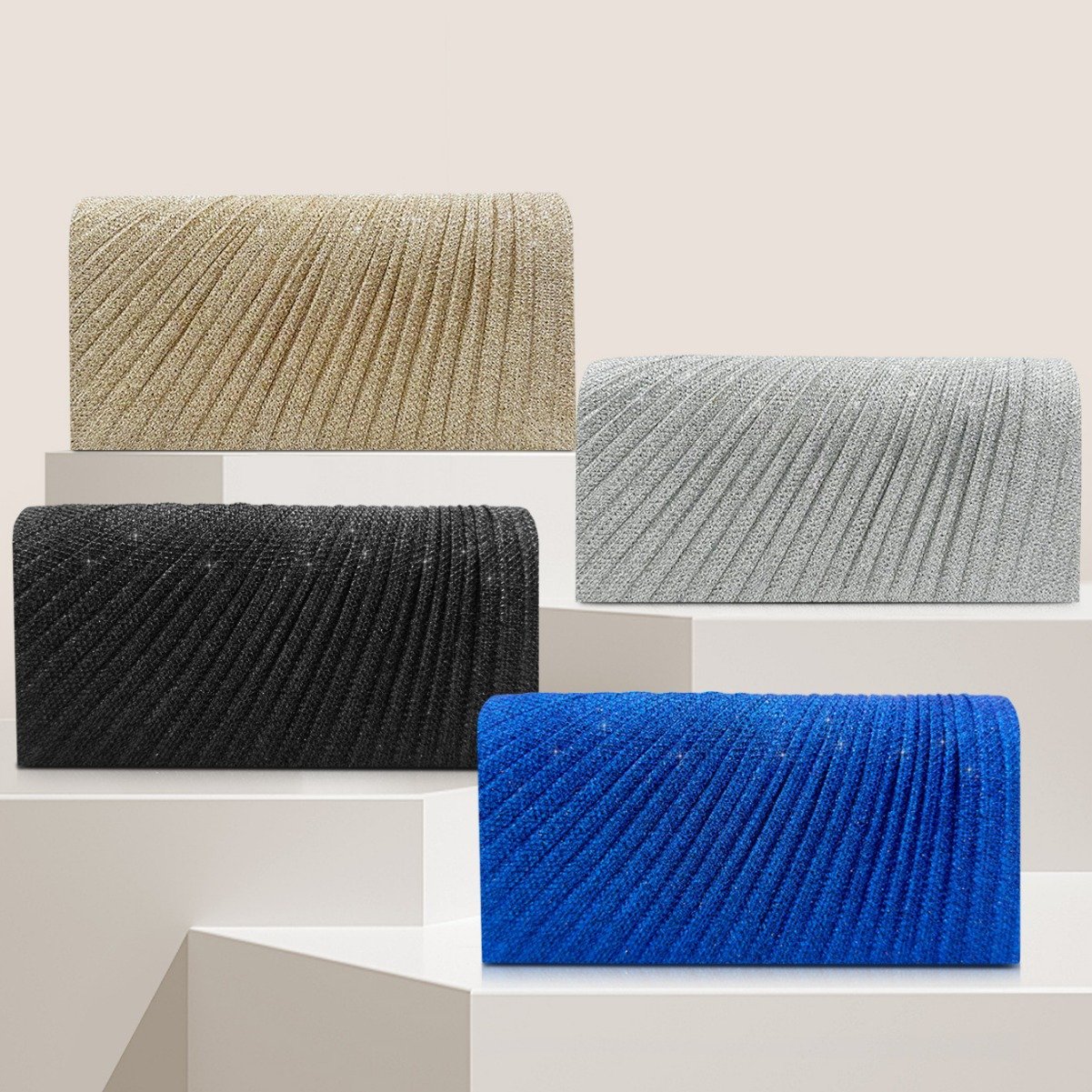 New Arrivals Sequins Evening Hand Bags Ladies Party Handbags Lady Wedding Purses For Young Woman