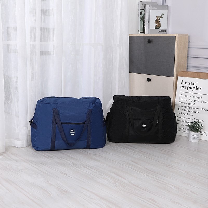 Shabby Chic Light Blue Hand Korean Style Makeup The Industry Reasonable Price Phone Travel Large Duffel Bag