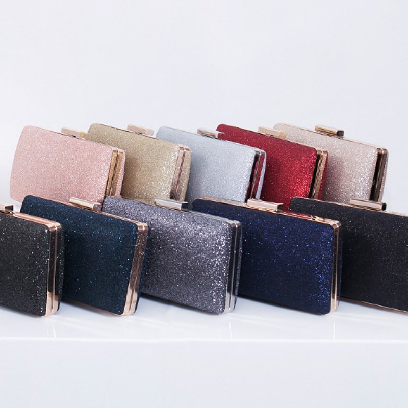 Women trends popular design stylish party wedding handbag glitter ladies luxury evening clutch bags