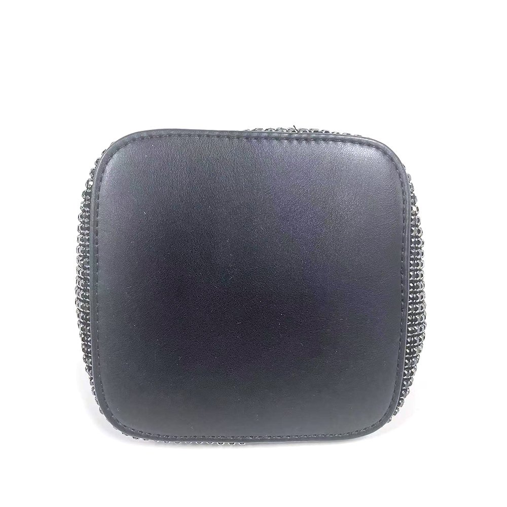Women's Luxury Evening Bags Shoulder HandBag Lady Shiny Metal Rhinestones Evening Bag Handmade