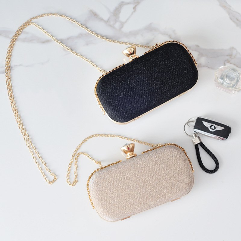 Europe and the United States dinner bag new evening bag cross-border high-grade diamond inlaid bill of lading shoulder bag