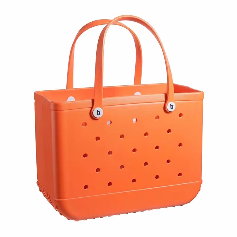 Women Foam Silicone Bogg Shopping Handbag Shoulder Beach Shopping Tote EVA Bogg Bag EVA Beach Bag Waterproof