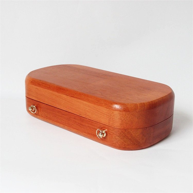 Handmade luxury wooden box custom women's clutches and handbags bag with cross body chain